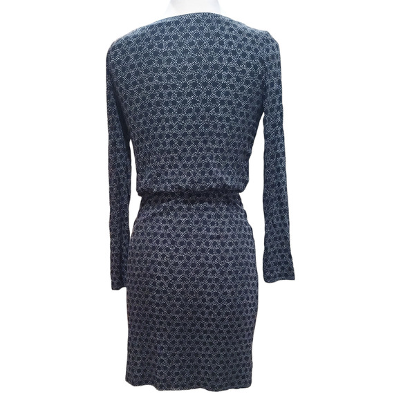 Ann Taylor LOFT black long sleeve shift dress women's XS - Picture 2 of 7